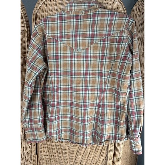 Brush popper shirt carhartt women's large snap button - Picture 4 of 7